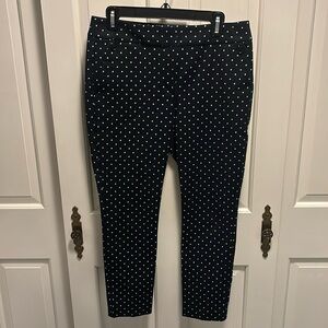 Loft Polka Dot Skinny Pants